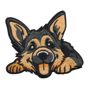 Dogs German Shepherd Puppy Logo Embroidery Patch