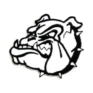 Dogs Pitbull Head Logo Embroidery Patch