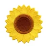 Flowers Sunflower Yellow Embroidery Patch