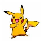 Pokemon Pikachu Logo Embroidery Patch