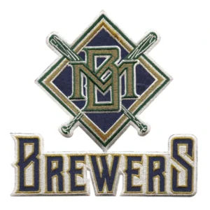Milwaukee Brewers MB Letter Embroidery Patch