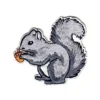 Quirrel Gray Logo Embroidery Patch