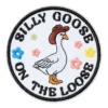 Funny Goose On The Loose Logo Embroidery Patch