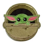 Star Wars Mandalorian Grogu Baby Yoda The Child Embroidery Patch