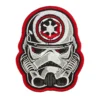 Star Wars Stormtrooper Helmet White Logo Embroidery Patch