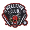 Stranger Things Hellfire Club Logo Black Embroidery Patch