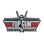 TOP GUN U.S. Naval Aviation Gray/Blue Embroidery Patch