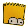 The Simpsons Bart Simpson Cartoon Logo Embroidery Patch