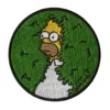 The Simpsons Hiding In Bush Yellow/green Logo Embroidery Patch