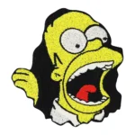 The Simpsons Homer EAT Scream Food Embroidery Patch