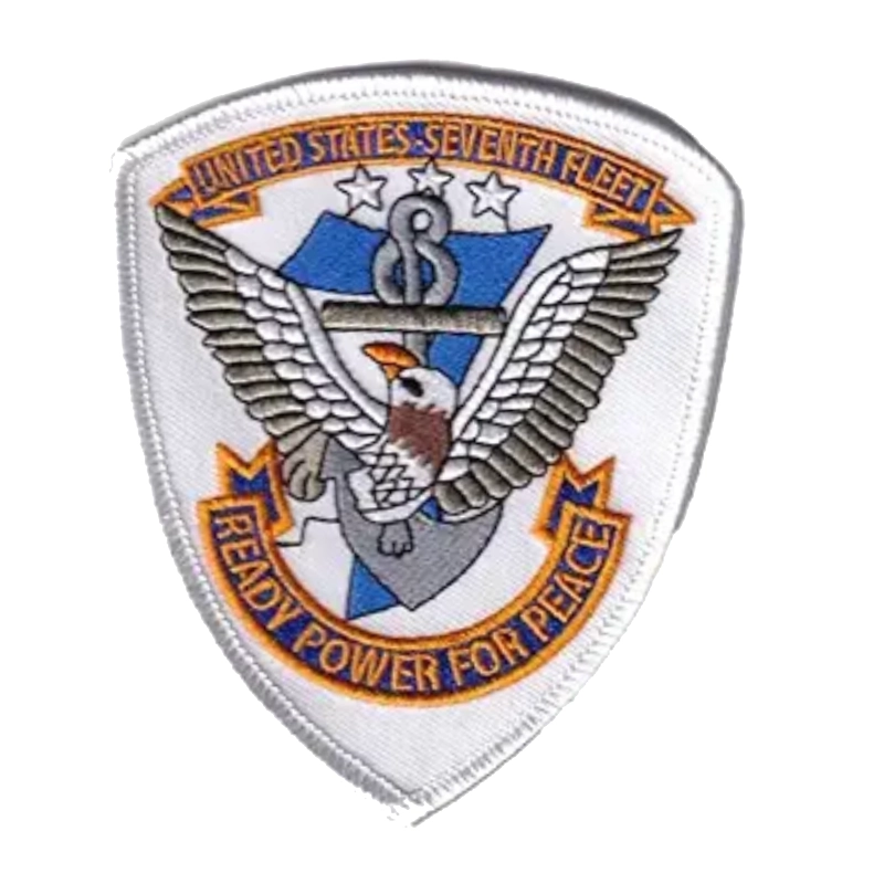 Top Gun 7th Fleet Ready Power for Peace Embroidery Patch