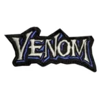 Venom Letter Black Logo Embroidery Patch