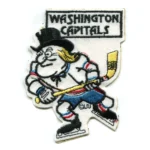 Washington Capitals 1970'S Vintage White Embroidery Patch