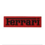 Ferrari Red Iron on Embroidery Patches