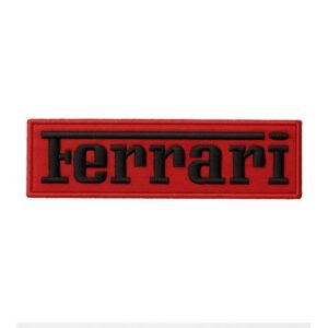 Ferrari Red Iron on Embroidery Patches