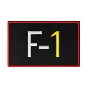 F-1 Ferrari Black Embroidery Patch