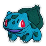 Pokémon Monster Bulbasaur Inspired Embroidered Patch
