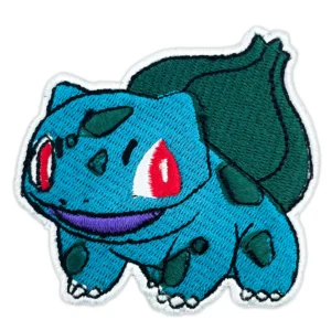 Pokémon Monster Bulbasaur Inspired Embroidered Patch