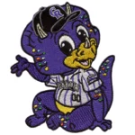 Colorado Rockies Dinger Baby Mascot Patch
