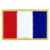 France Flag Embroidered Golden Border Patch
