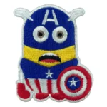 Minion Dave Captain America Embroidered Patch