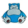 Pokemon Snorlax Inspired Embroidered Iron On Patch