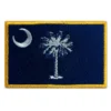 South Carolina Flag Embroidered Golden Border Patch