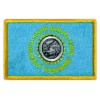 South Dakota Flag Embroidered Golden Border Patch