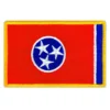 Tennessee Flag Embroidered Golden Border Patch