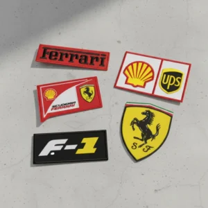 Ferrari Embroidered Patches Set