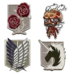 Attack On Titan Patches Set