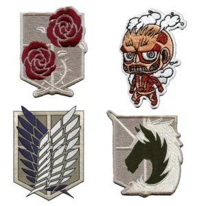Attack On Titan Patches Set