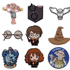 Harry Potter Embroidered Patches Complete Set
