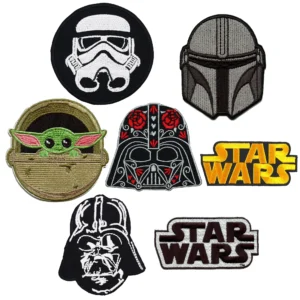 Star Wars Embroidered Patches Complete Set