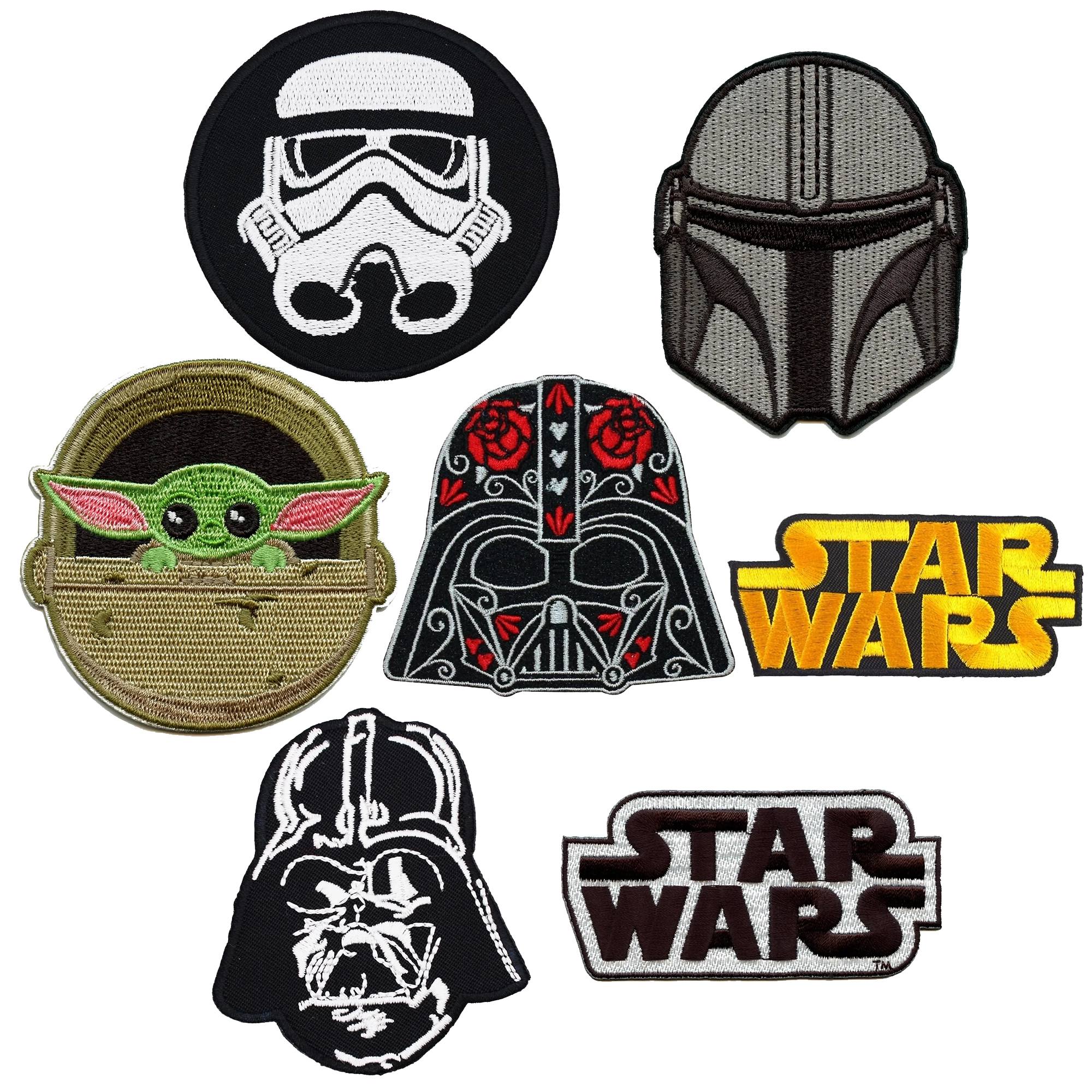Star Wars Embroidered Patches Complete Set