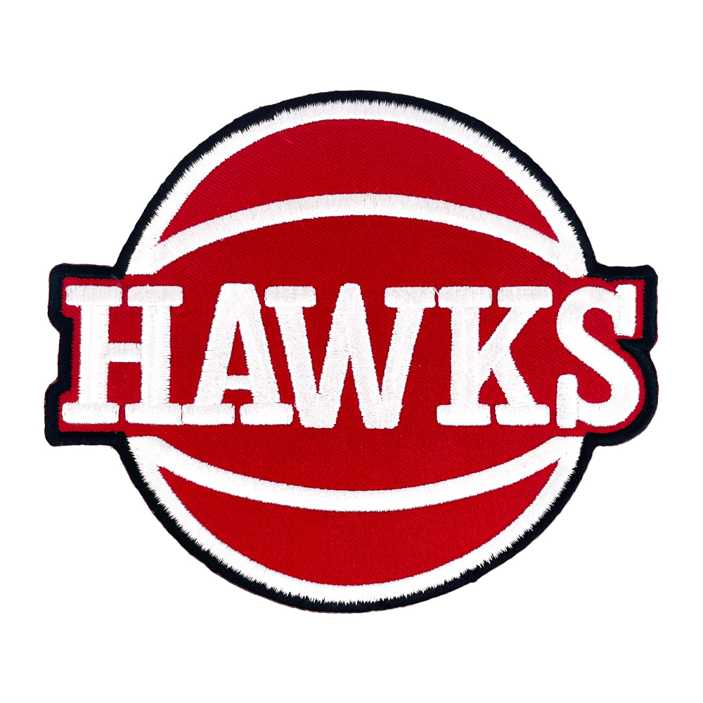 Atlanta Hawks Retro Style HAWKS Round Patch