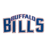 Buffalo Bills Vintage Red Bison Helmet Patch