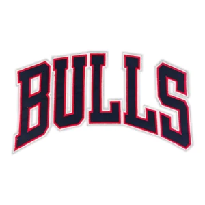 Chicago Bulls Arched BULLS Word Patch