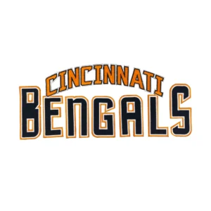 Cincinnati Bengals Layered Block Letter Patch