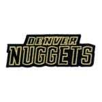 Denver Nuggets Black/Gold Embroidered Patch