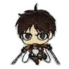 Attack On Titan Anime Eren Embroidered Iron On Patch