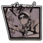 Attack On Titan Cleaning Levi Patch Window Shot Corps Anime Embroidered Iron On