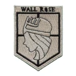 Attack On Titan Anime Wall Rose Embroidered Iron On Patch