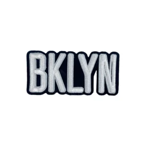 BKLYN Block Letter Embroidered Patch