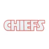 Kansas City CHIEFS Red Outline Patch
