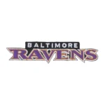 Baltimore Ravens Wordmark Purple Embroidered Patch