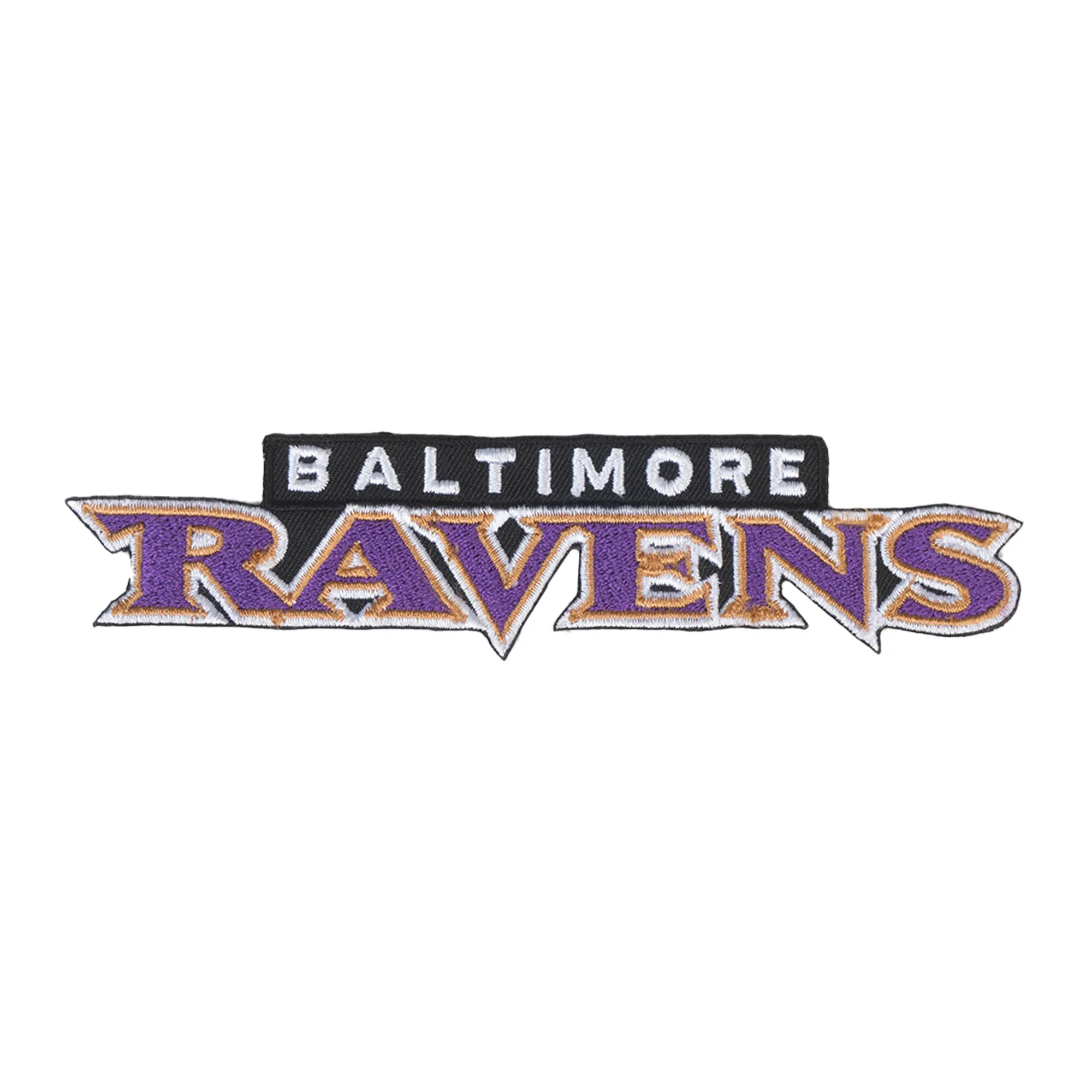 Baltimore Ravens Wordmark Purple Embroidered Patch
