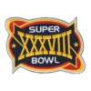 Super Bowl XXXVIII Official 2004 Patch