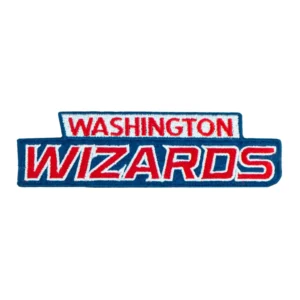 Washington Wizards Red/Blue Text Embroidered Patch