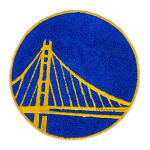 Golden State Warriors Chenille Bridge Logo Patch